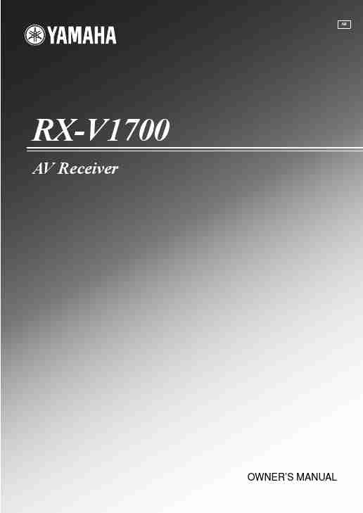 Yamaha Stereo System RX-V1700-page_pdf